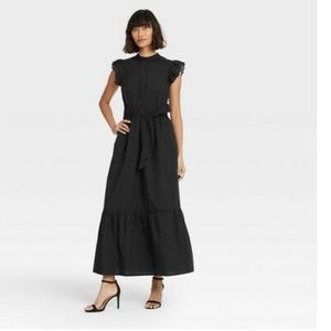 Who What Wear poplin shirt maxi dress